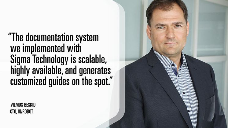 Vilmos Beskid, CTO at OnRobot. Photo credit: OnRobot.