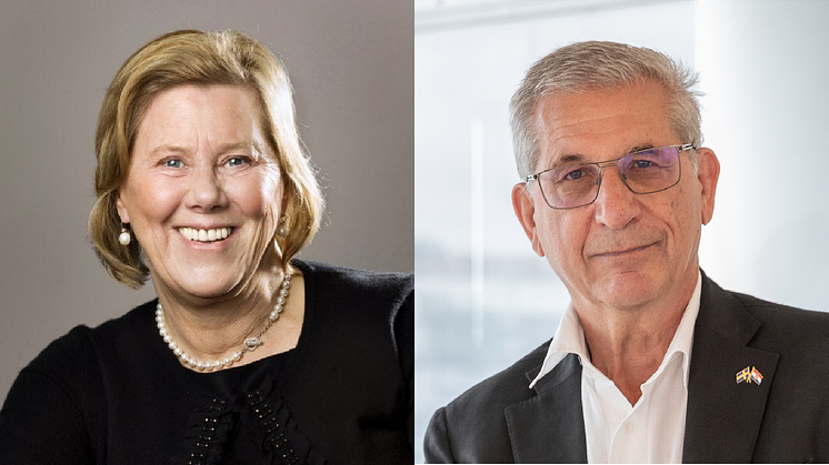 Christina Wahlström and Darko Pervan receive the Founder of the Year Honorary Award 2021