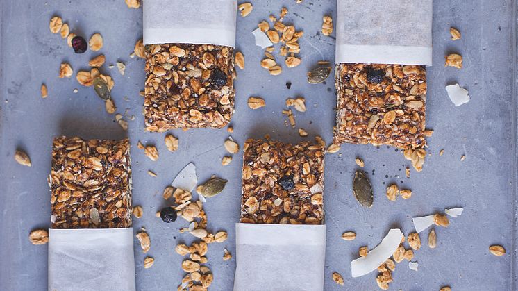 No-bake granola-bars med Kung Markattas Granola