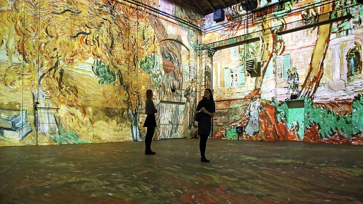 Kunstkraftwerk Leipzig - Van Gogh experience - Foto Andreas Schmidt
