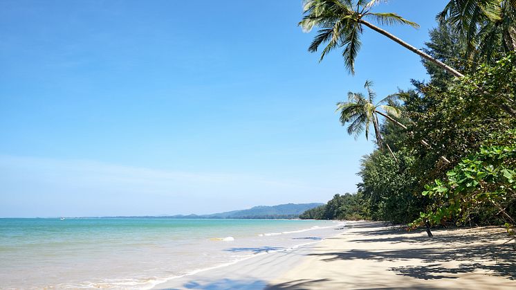 White Sands Beach i Khao Lak, cirka en och en halv timme från Phuket.