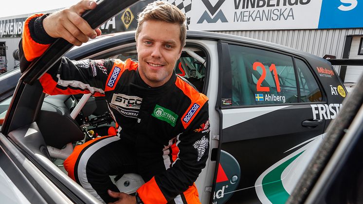 En glad Andreas Ahlberg.