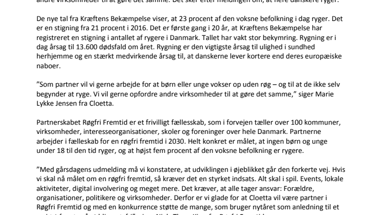 Lakridspibeproducent melder sig ind i Røgfri Fremtid