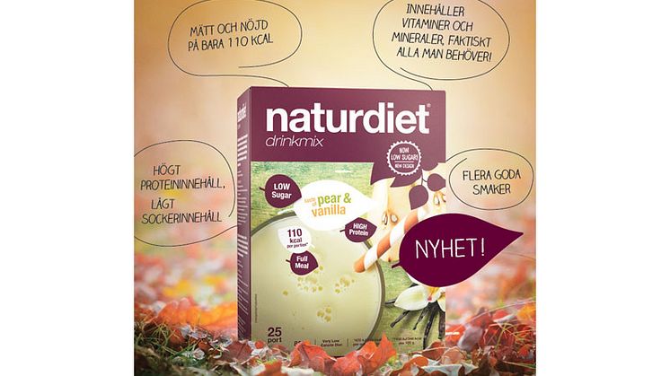 ​Naturdiets sortiment av drinkmixer utökas med ytterligare en god smaknyhet!