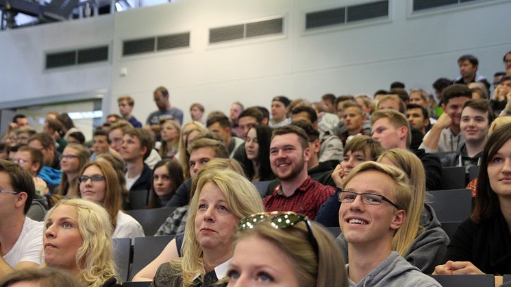 Feierliche Immatrikulation im Audimax.