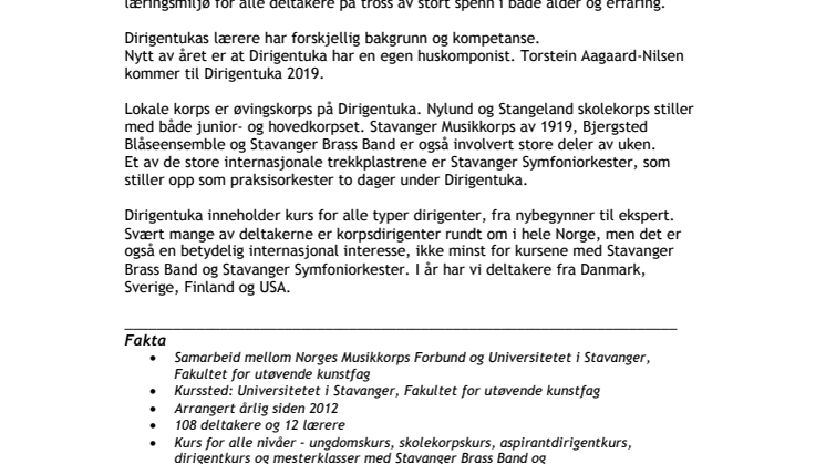 Norges største dirigentkurs