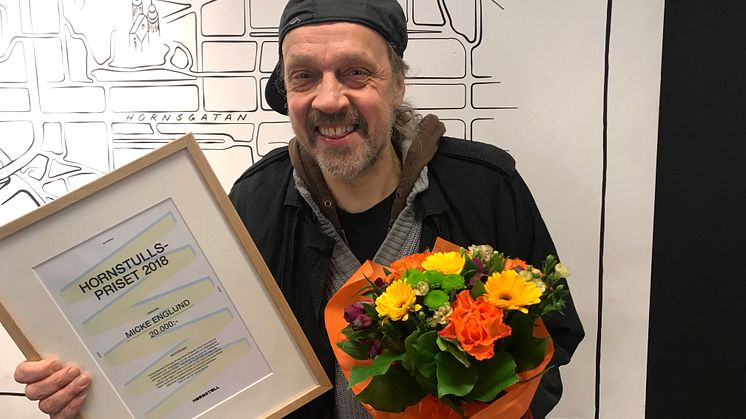 Micke Englund vinner Hornstullspriset 