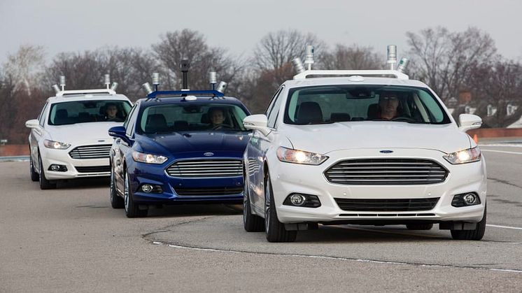 Ny global rapport: Ford leder utviklingen av selvkjørende biler