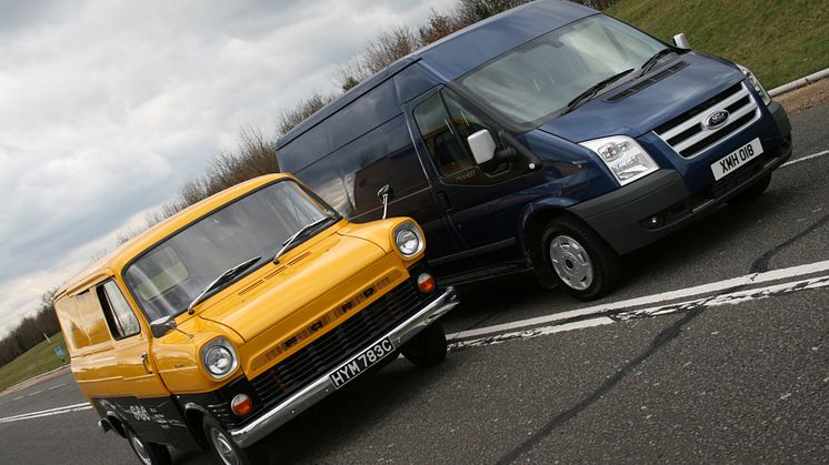 Ford Transit juhlii 50-vuotista taivaltaan