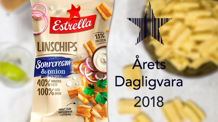 Estrella Linschips utses till Årets Dagligvara 2018
