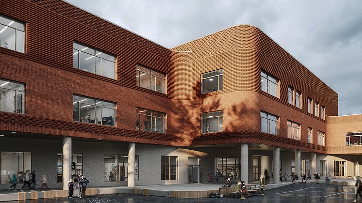 Rendering Elonoraskolan - Arkitema