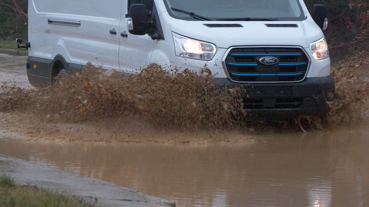 Ford E-Transit testing 2021