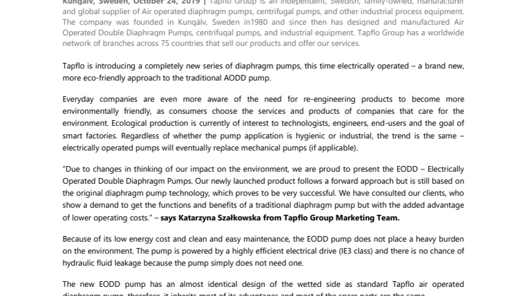 Are Electrically Operated Double Diaphragm Pumps the Future of the Pump Industry?