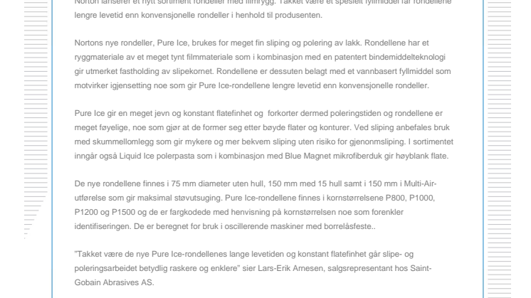 Nye filmrondeller med lengre levetid