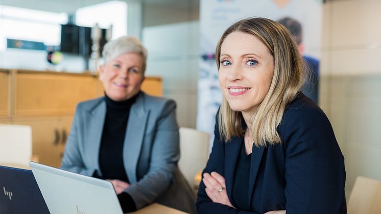 – Vi skal hjelpe Norge med omstilling av arbeidslivet, sier leder for Jefferson Wells, Hege Solbakken. Foto: Cecilie Bannow