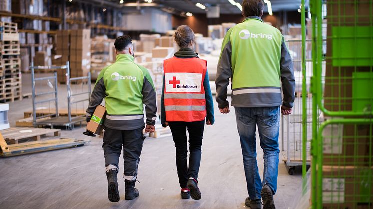 Bring fortsätter som beredskapspartner till svenska Röda Korset. Foto: Marie Sparreus, Röda Korset. 