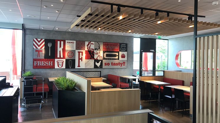 KFC - Lund interiör