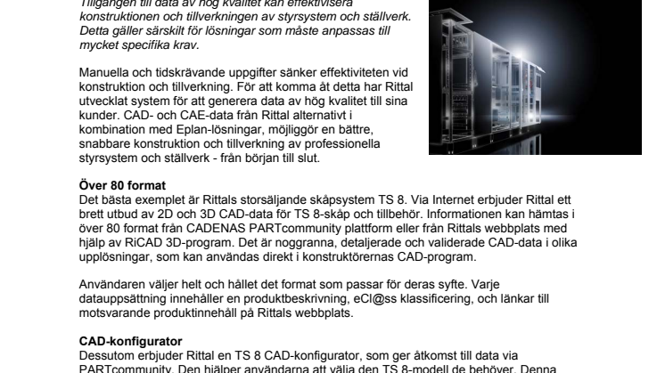 Data av hög kvalitet konkurrensfaktor för ställverk
