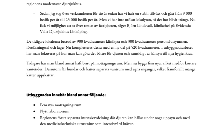 Nu kortas väntetiderna - här skapas Östergötlands modernaste djursjukhus