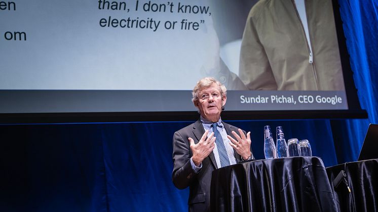 Jacob Wallenberg talade på Industri & Framtid 2019. Fotograf: Pax Engström Nyström