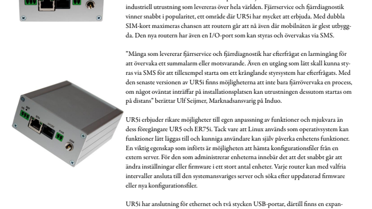 Mobilt bredband i industriella miljöer