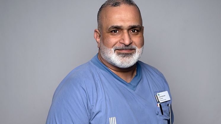 Dheaa Al-Rammahi, överläkare inom urologi, Danderyds sjukhus, har utvecklat den nya metoden vid behandling av förstorad prostata.