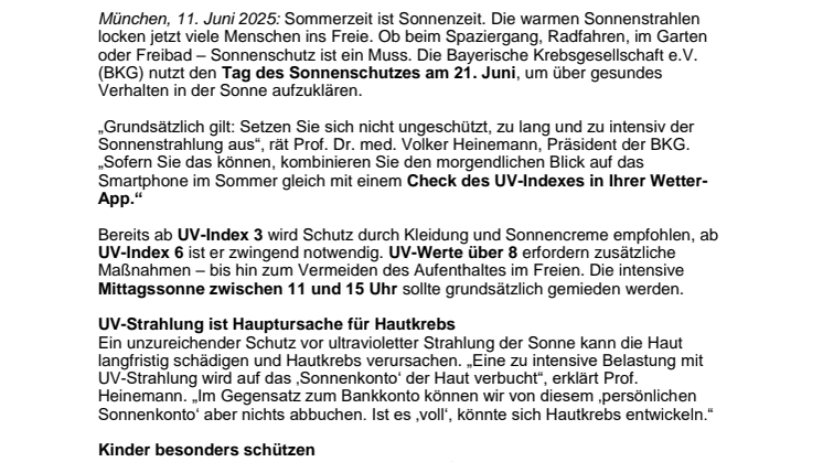 Pm Aktiv gegen Krebs_Sonnenschutz 2025-06-10 final.pdf