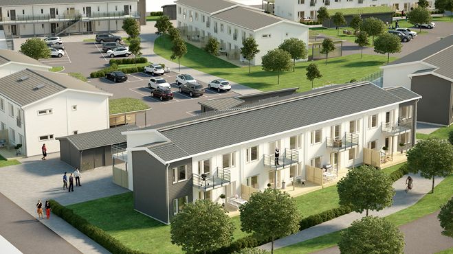 Enormt drag efter Myresjöhus nya bostadsrätter i Växjö!