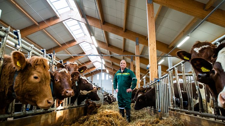 Bonden Jon Ansten Johansen er klar til å ta i bruk klimakalkulatoren og ta grep på egen gård. Du kan møte han i frokostmøtet torsdag morgen. 