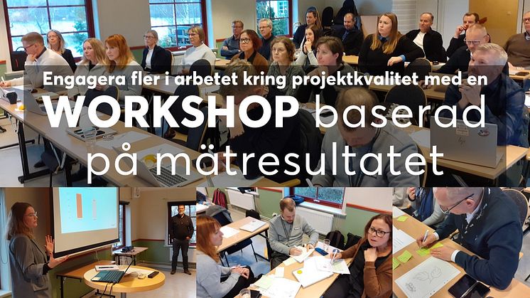 I november höll Binosight en Workshop för Regionfastigheter Dalarna. Deltagarna fick jobba med utvalda frågeställningar baserade på det sammanställda resultatet av PQi-mätningarna i organisationens projekt.