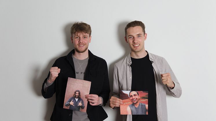 Peter Møller, Adam Sacca, Niclas Meyer och Stephan Campbell. Foto: Privat.