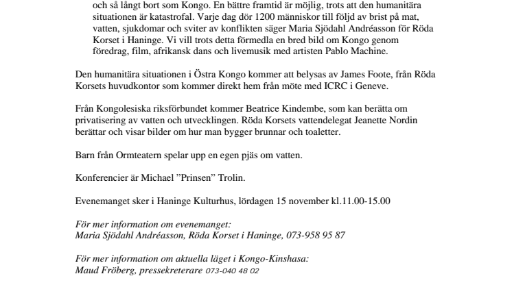 Kongo-Kinshasa- en dag om hopp, förtvivlan och glädje