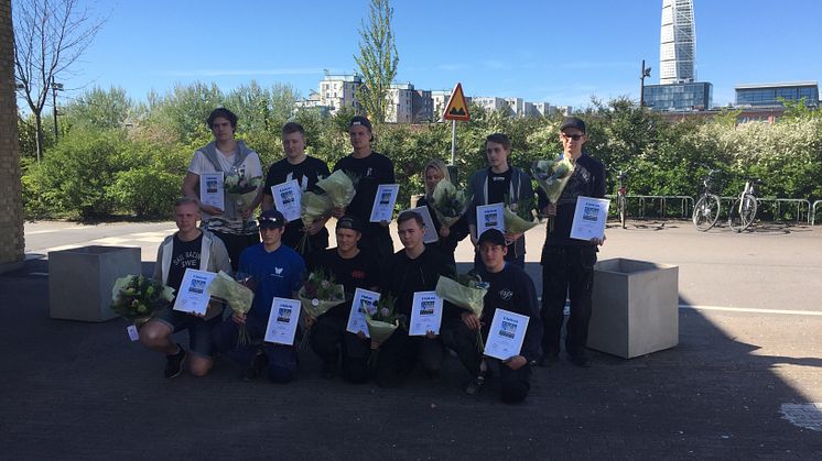 Deltagarna i Skol-SM i kyl- och värmepumpteknik 2018