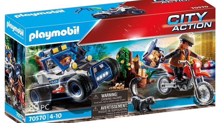 Polizei-Geländewagen: Verfolgung des Schatzräubers (70570) von PLAYMOBIL