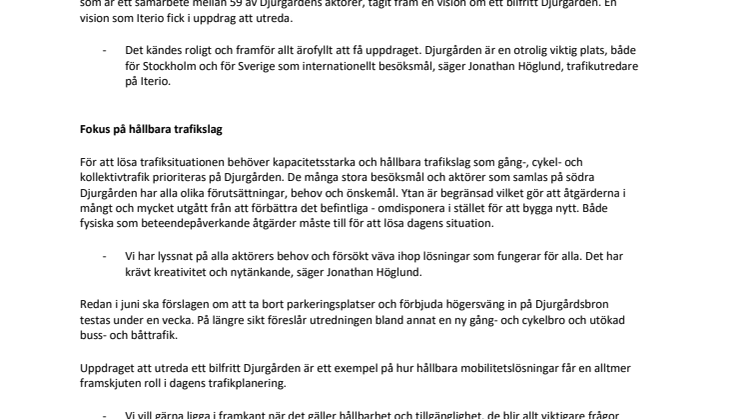 Pressmeddelande Iterio bakom bilfritt Djurgården.pdf
