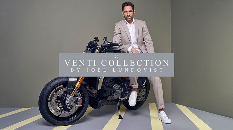 Joel Lundqvist, känd från Frölunda Indians HC, lanserar The Limited Venti Collection i samarbete med Novita Man.