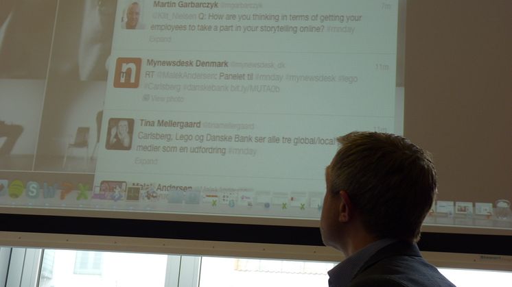 Twitterfeed fra Mynewsday