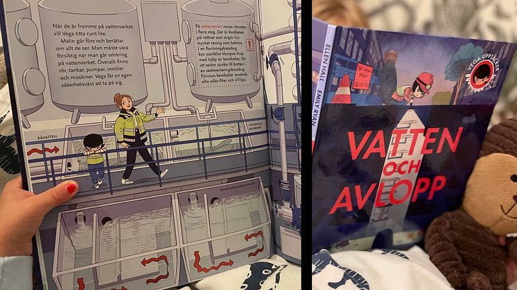 Vega upptäcker vatten och avlopp, för barn 3–6 år.