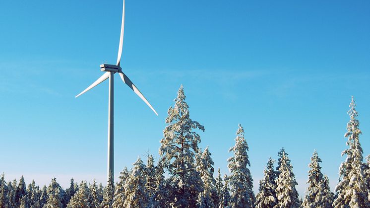 Rekord för vindkraften i december