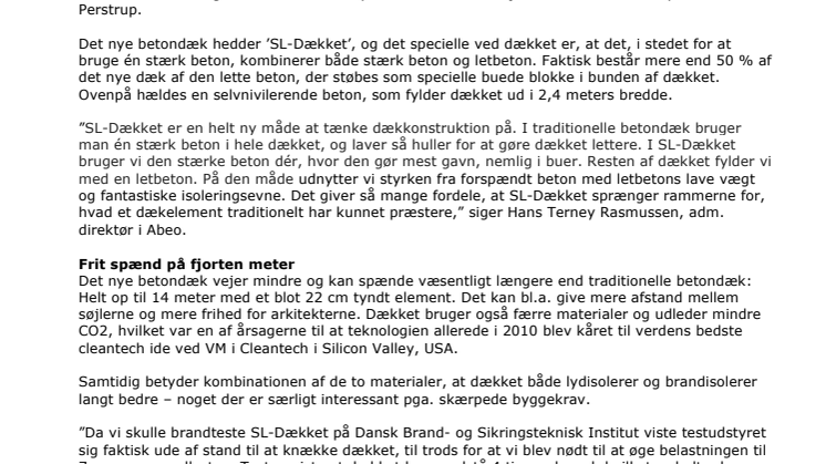 Fremtidens betondæk klar til produktion