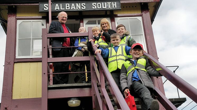 Youngsters enjoyed a Try a Train day, which included a visit to the St Albans South Signal Box and Museum - MORE IMAGES AVAILABLE TO DOWNLOAD BELOW