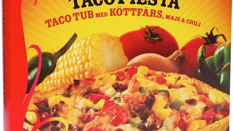 Nytt från Felix - Taco Fiesta Taco Tub ny färdig tacorätt i frysen