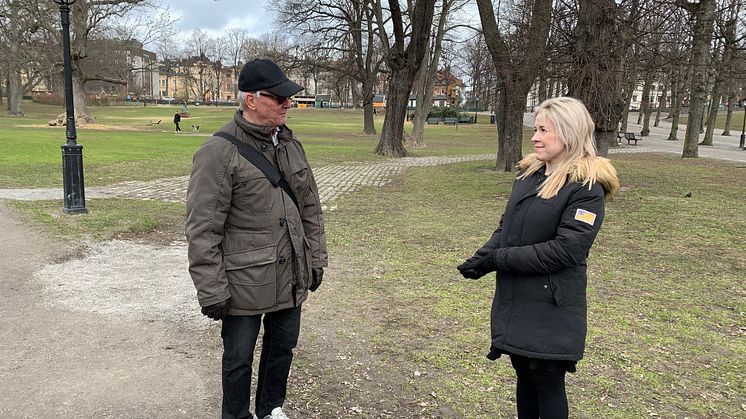 Klas Bergling och Andrea Hedin