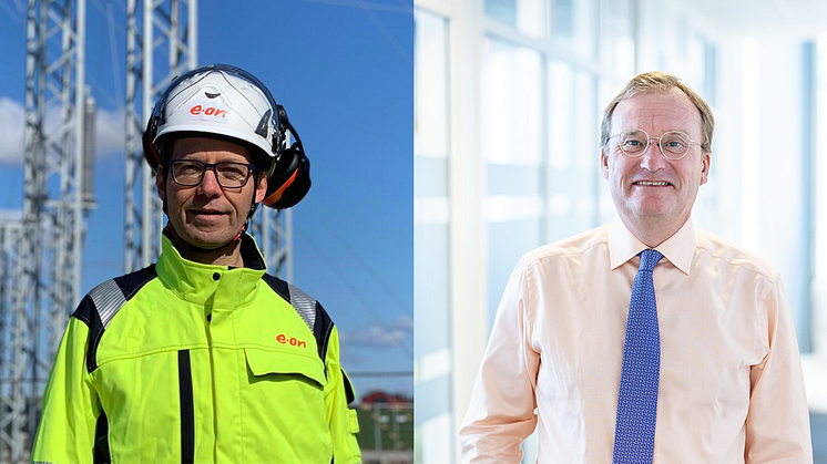 Martin Höhler, vd för E.ON Energidistribution och Jonas Arvidsson, Vd för ONE Nordic AB.