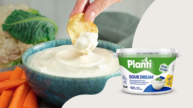 Planti Sour Dream – första växtbaserade alternativet till gräddfil i Sverige!