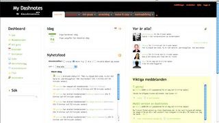 Dashnotes - ett socialt webbkontor
