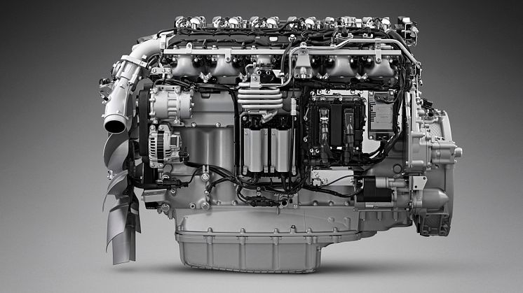 Scania 13-Liter-Gasmotor