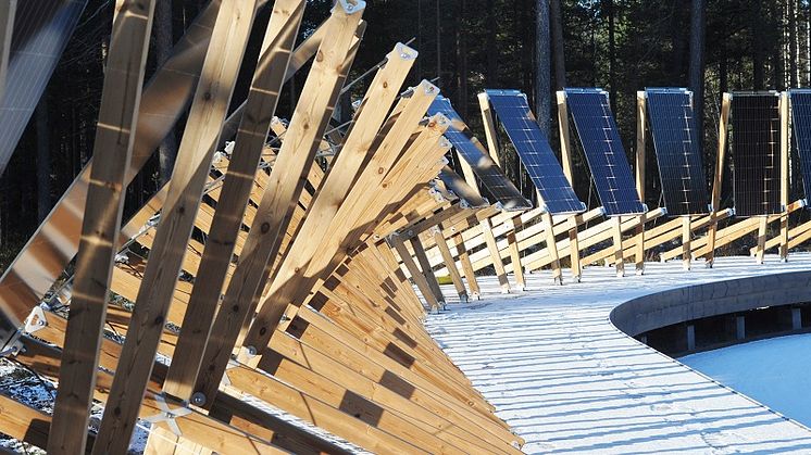 Snö och kyla gynnsamt för solenergi