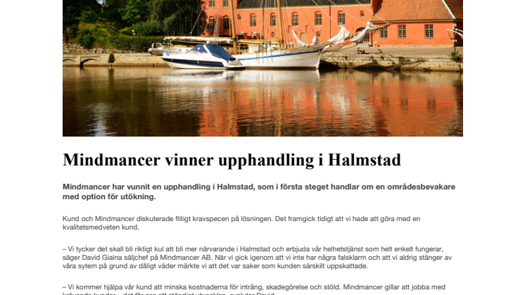 Mindmancer vinner upphandling i Halmstad