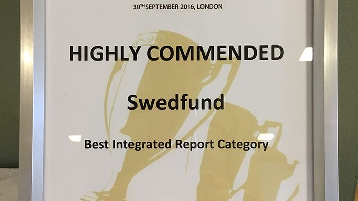 Swedfund prisas för hållbar redovisning